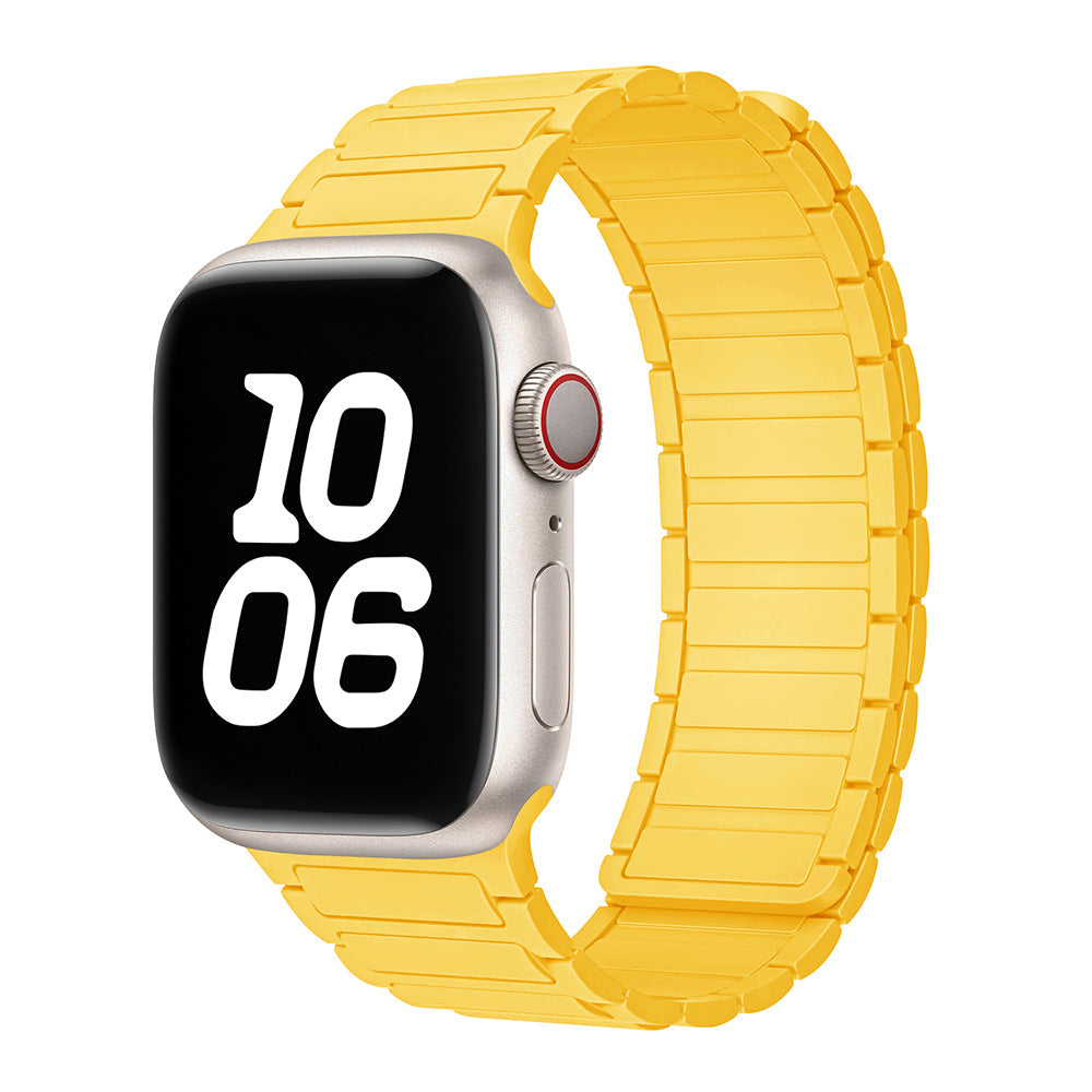 Magnetic Loop Apple Watch Band – Adjustable Premium Silicone