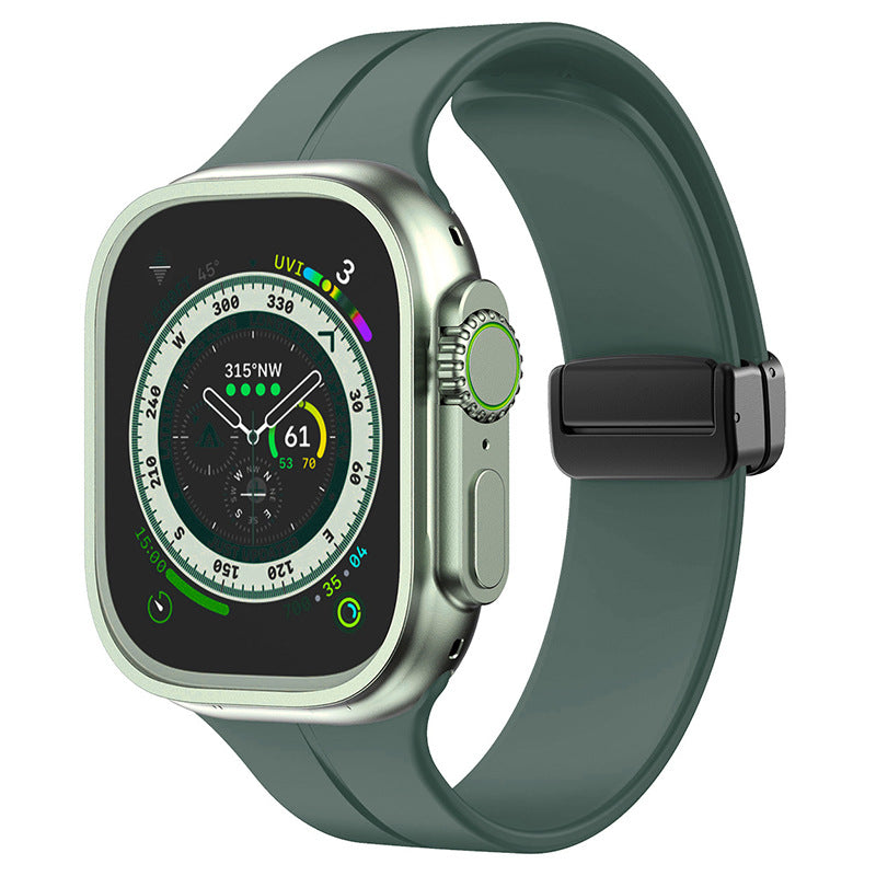 Minimalist Silicone Magnetic Band for Apple Watch