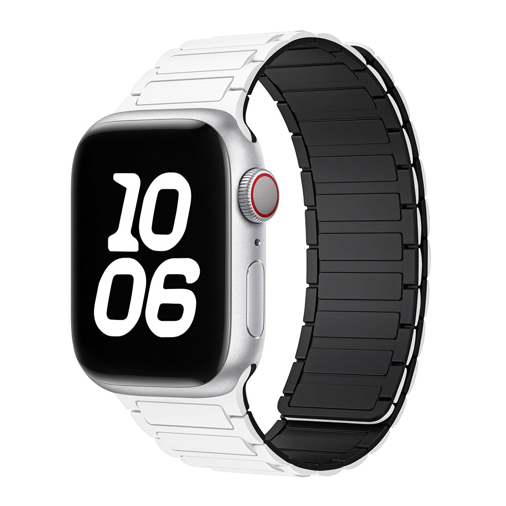 Magnetic Loop Apple Watch Band – Adjustable Premium Silicone