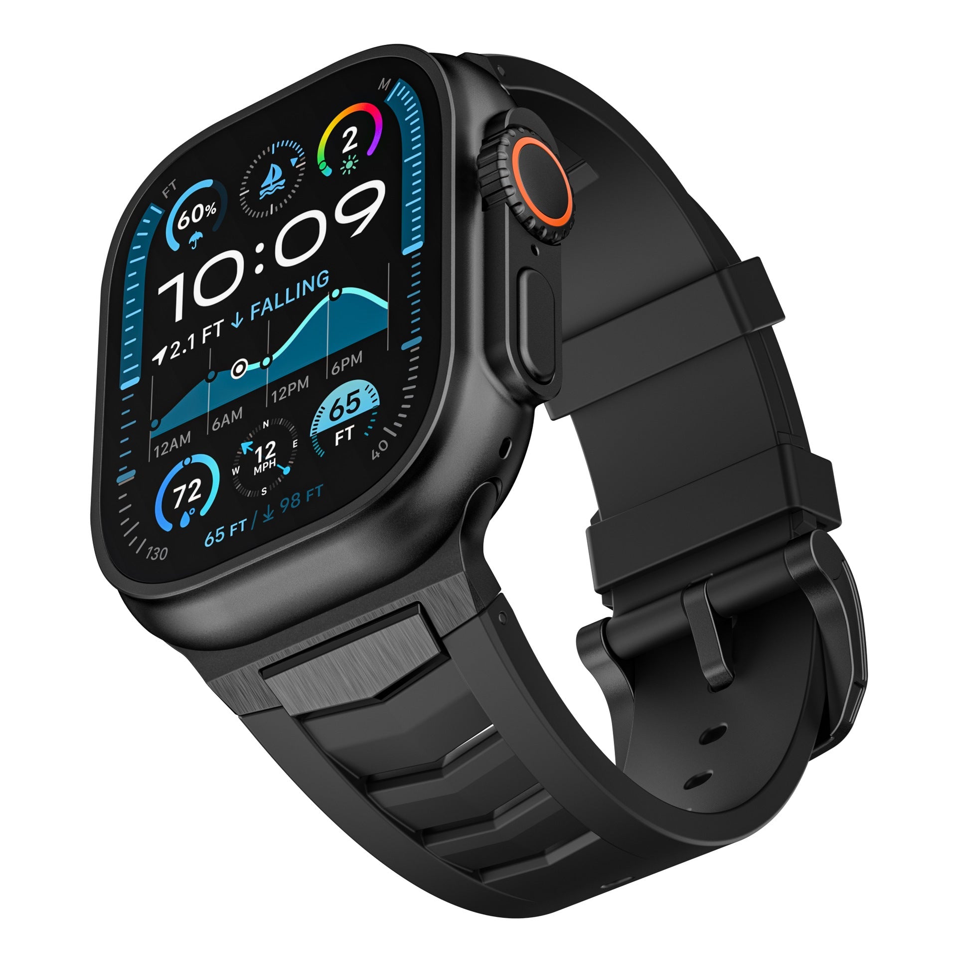 Premium Sport Fluororubber Band for Apple Watch
