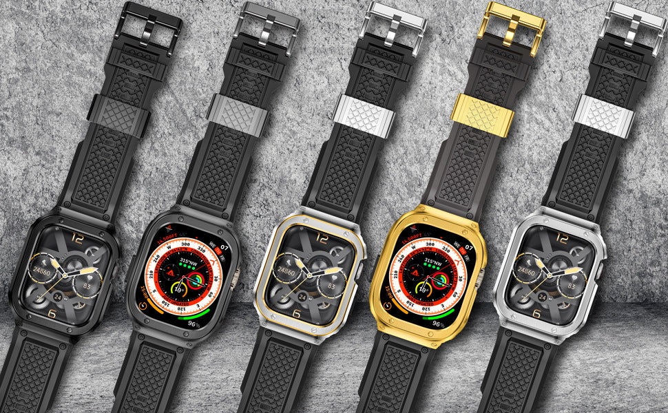 Premium Tactical Rugged Case for Apple Watch