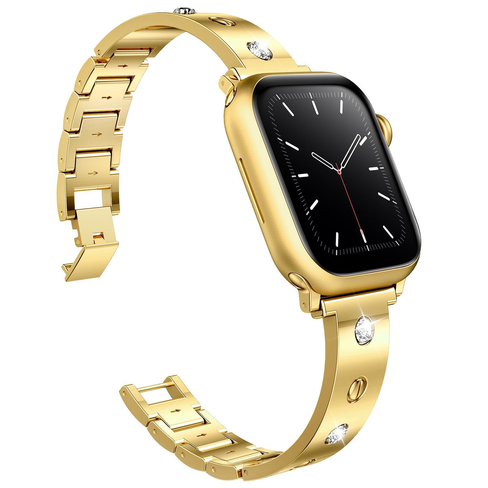 Apple Watch Diamond Bracelet – Luxury Metal Edition