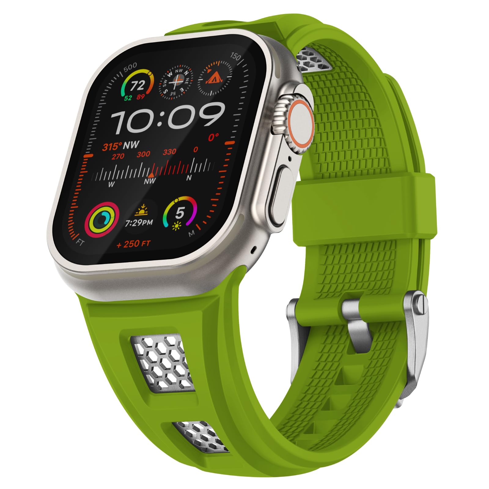 Rugged Sport Silicone Apple Watch Band
