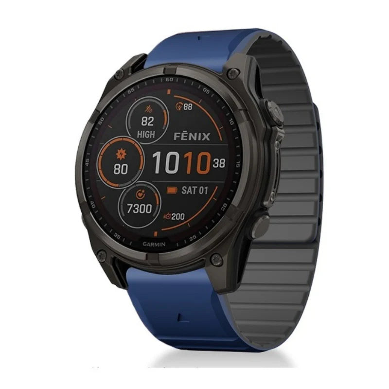 Premium Magnetic Silicone Band for Garmin QuickFit