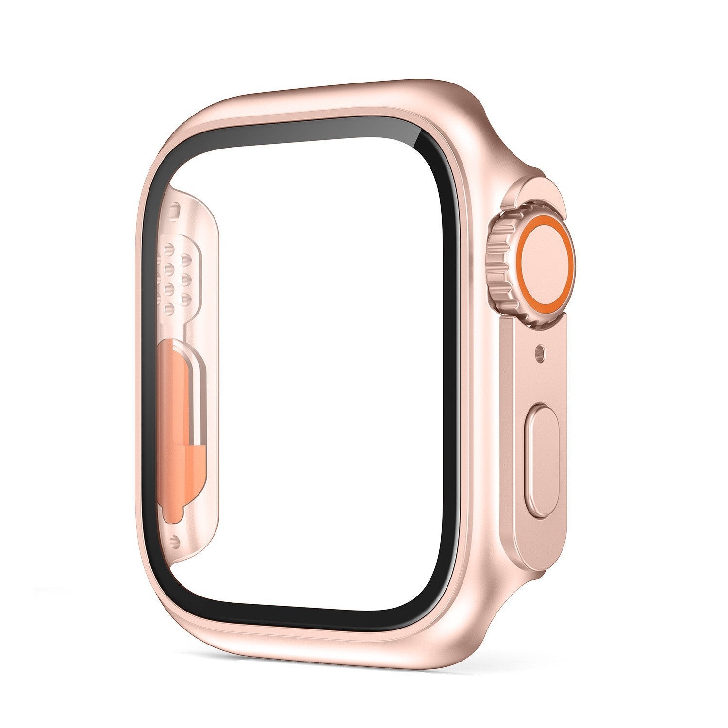 Ultra-Thin Waterproof Apple Watch Case with Tempered Glass