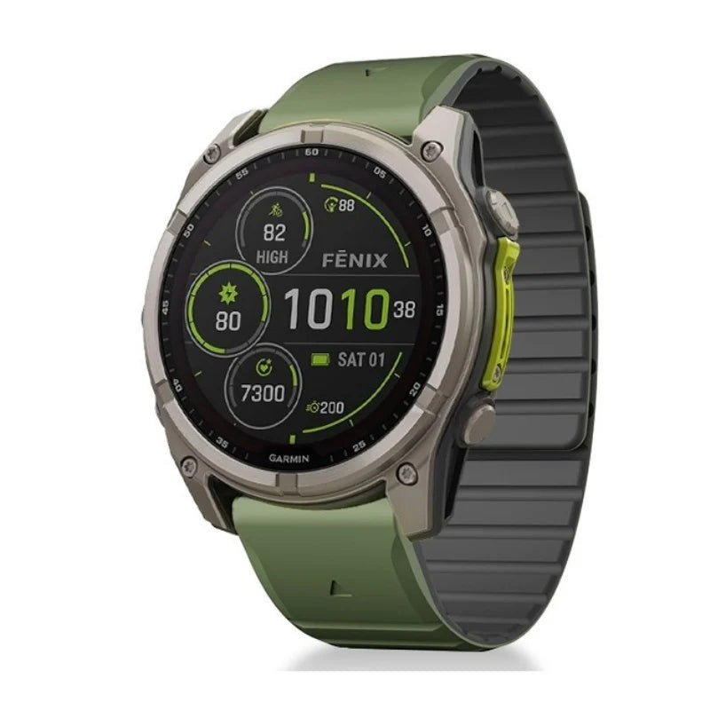 Premium Magnetic Silicone Band for Garmin QuickFit