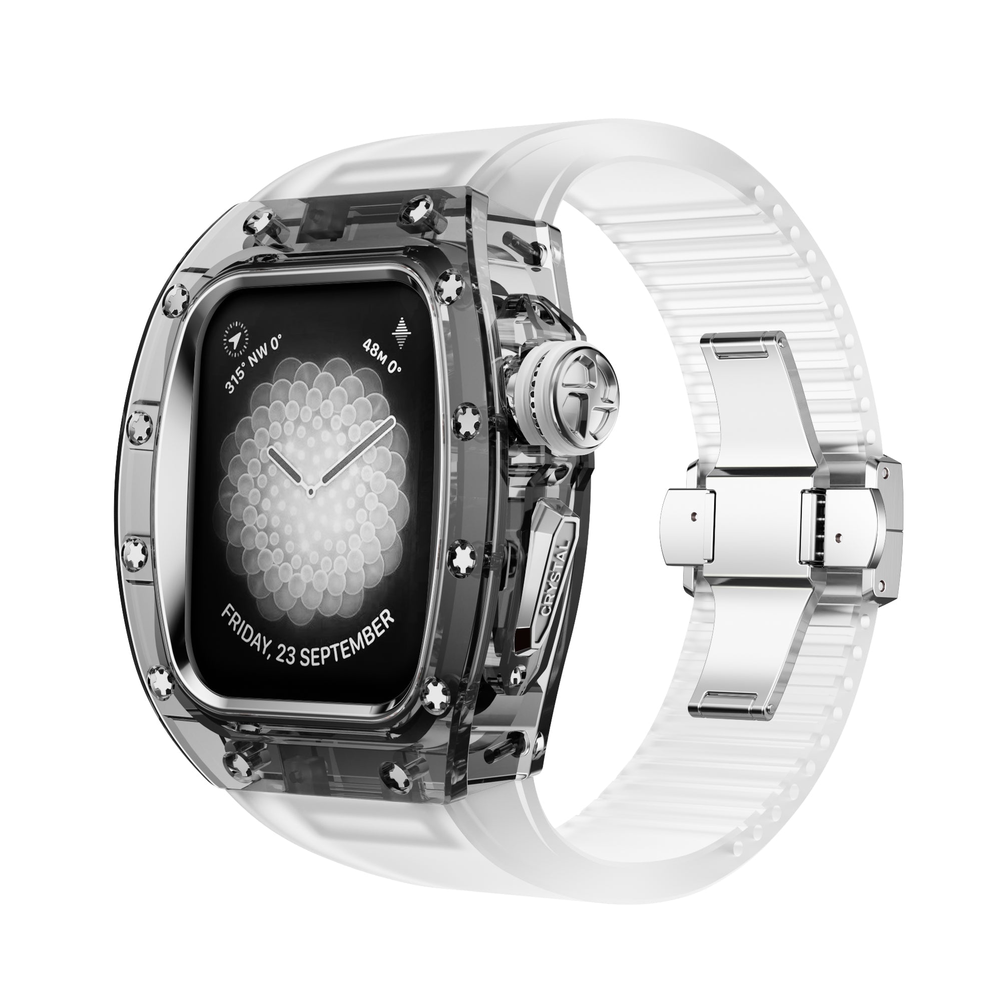 Men’s Apple Watch Crystal Band – Refined Finish and Luxury Appeal