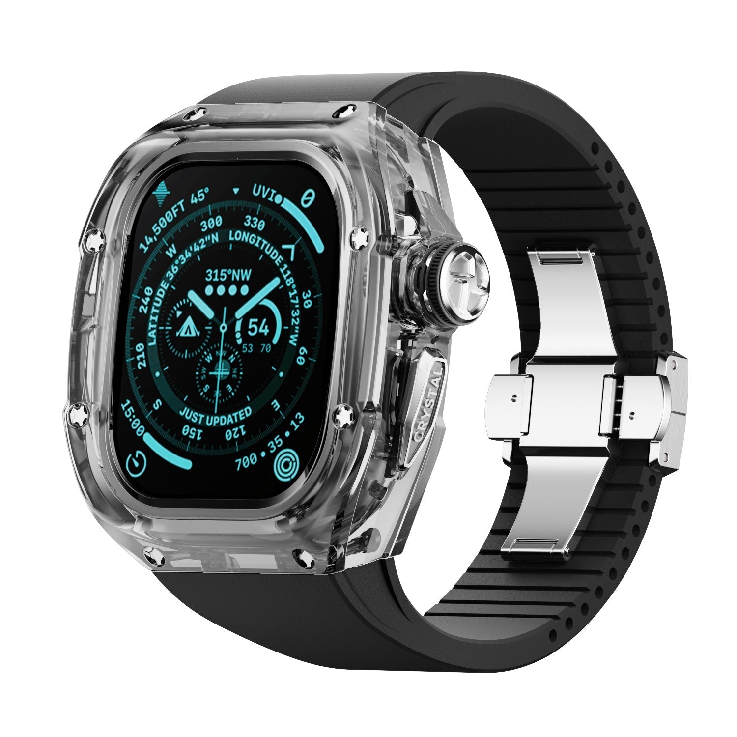 Men’s Apple Watch Crystal Band – Refined Finish and Luxury Appeal