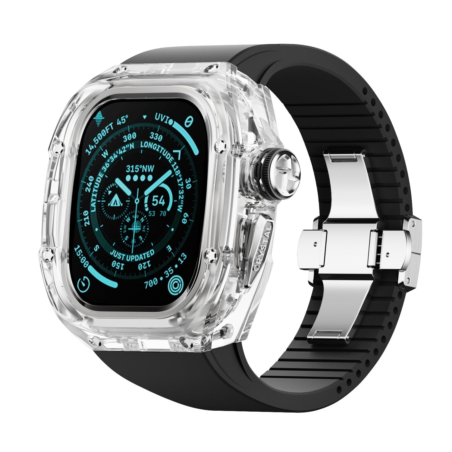Men’s Apple Watch Crystal Band – Refined Finish and Luxury Appeal