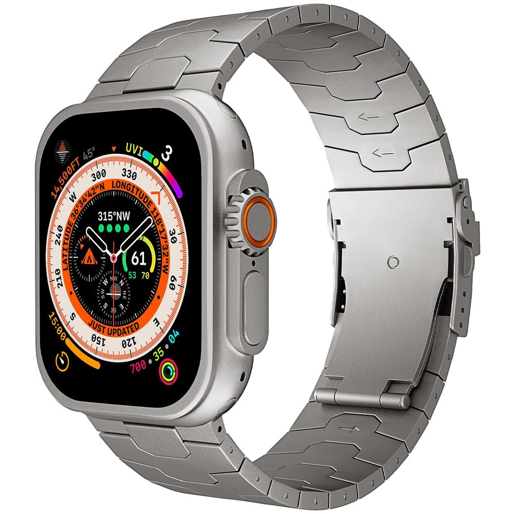 Premium Titanium Apple Watch Ultra Band – Lightweight & Magnetic Fit