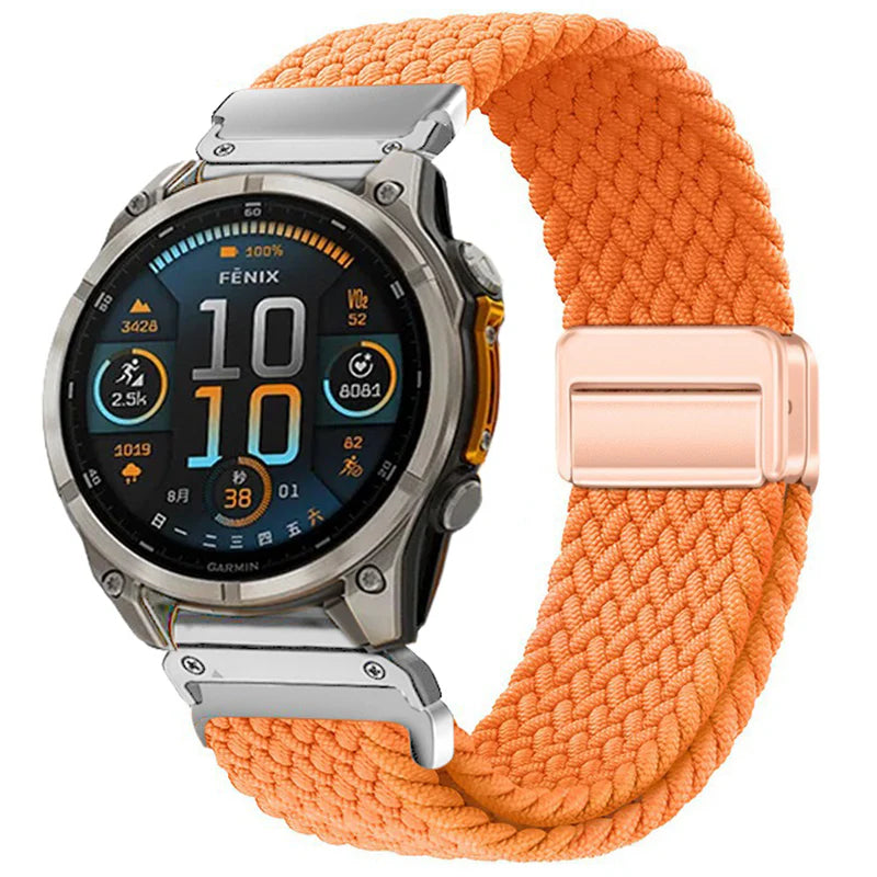 Garmin QuickFit Nylon Strap with Magnetic Buckle – Premium Adjustable Fit