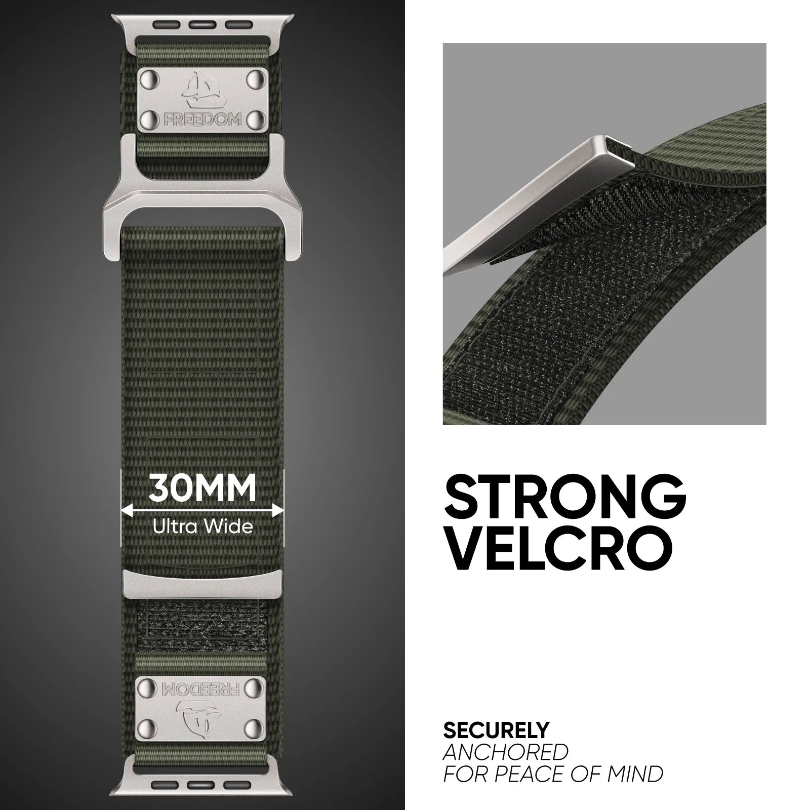 Freedom Ultra Wide Nylon Band for Apple Watch
